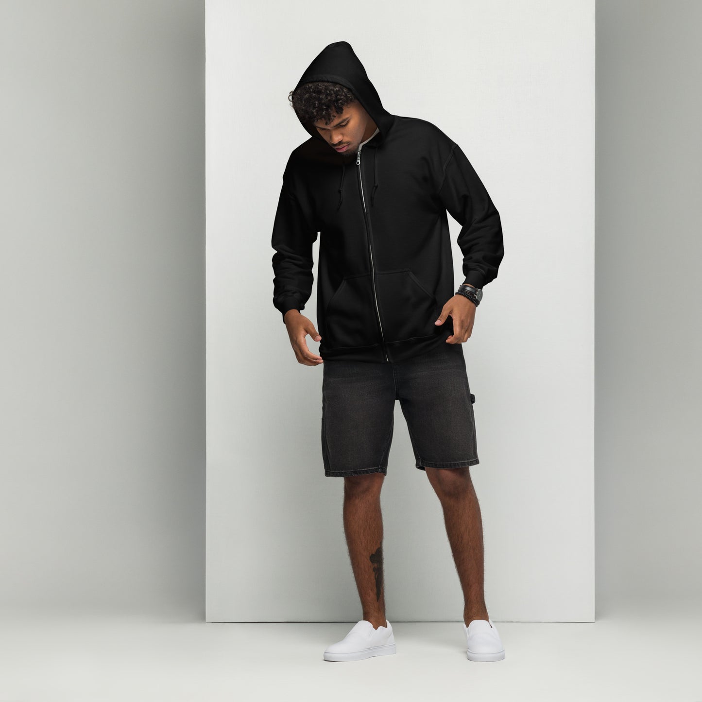 "I Know Your Search History" Unisex zip hoodie- Black Wavy Font- 4 Color Options