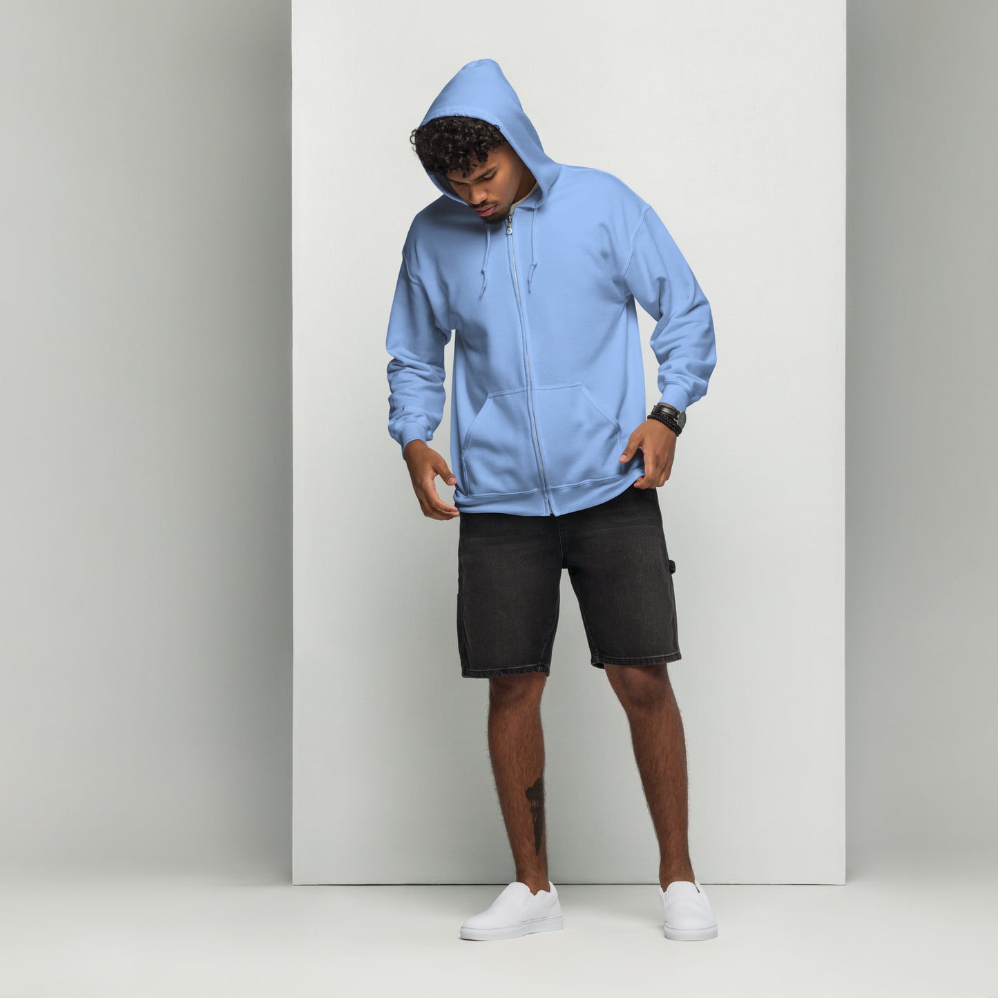 "I Know Your Search History" Unisex zip hoodie- Black Wavy Font- 4 Color Options