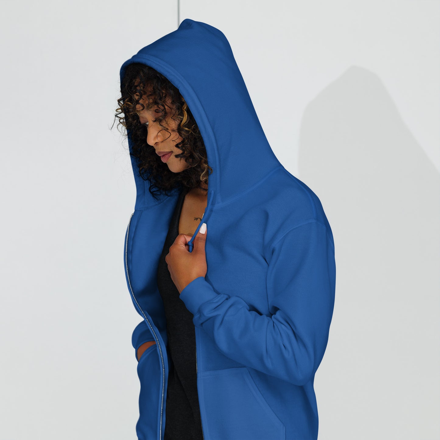 "I Know Your Search History" Unisex zip hoodie- Black Wavy Font- 4 Color Options