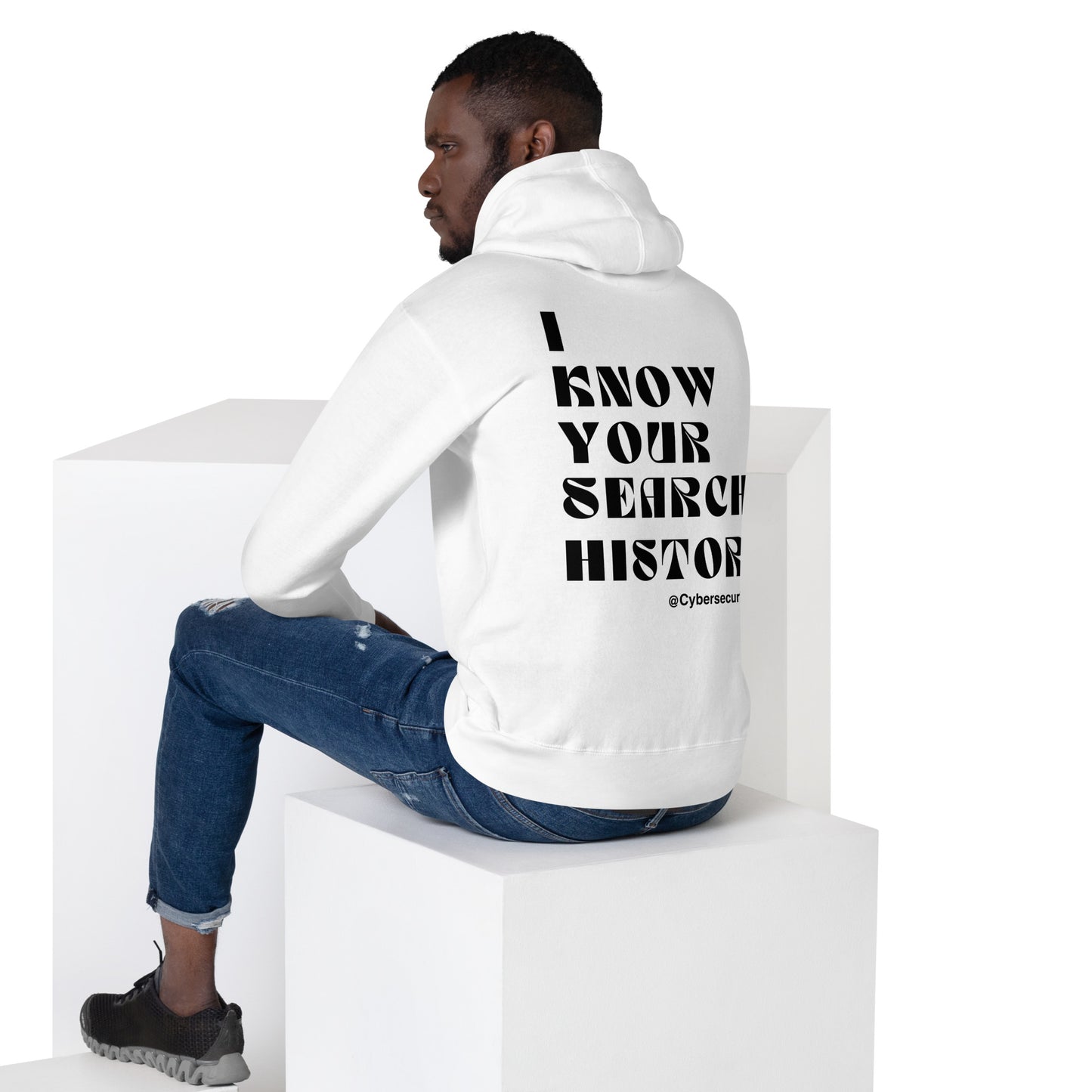 "I Know Your Search History" Unisex Hoodie - Black Font- 3 Color Options