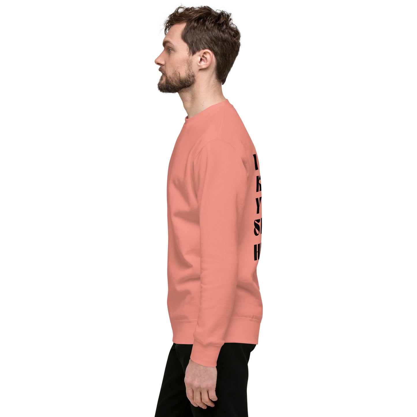 "I know Your Search History" Unisex Sweatshirt- Black Bold Font - 3 Color Options