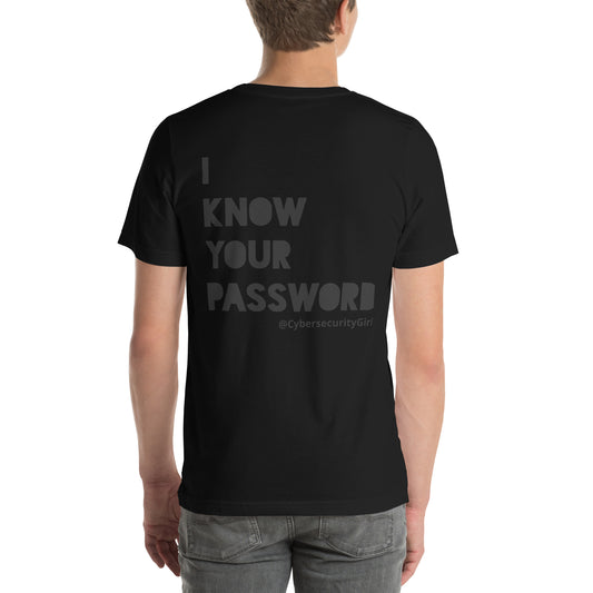 " I Know Your Password " Unisex t-shirt